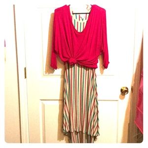 LuLaRoe Carly and matching shirt (Derek ❤️Heart)